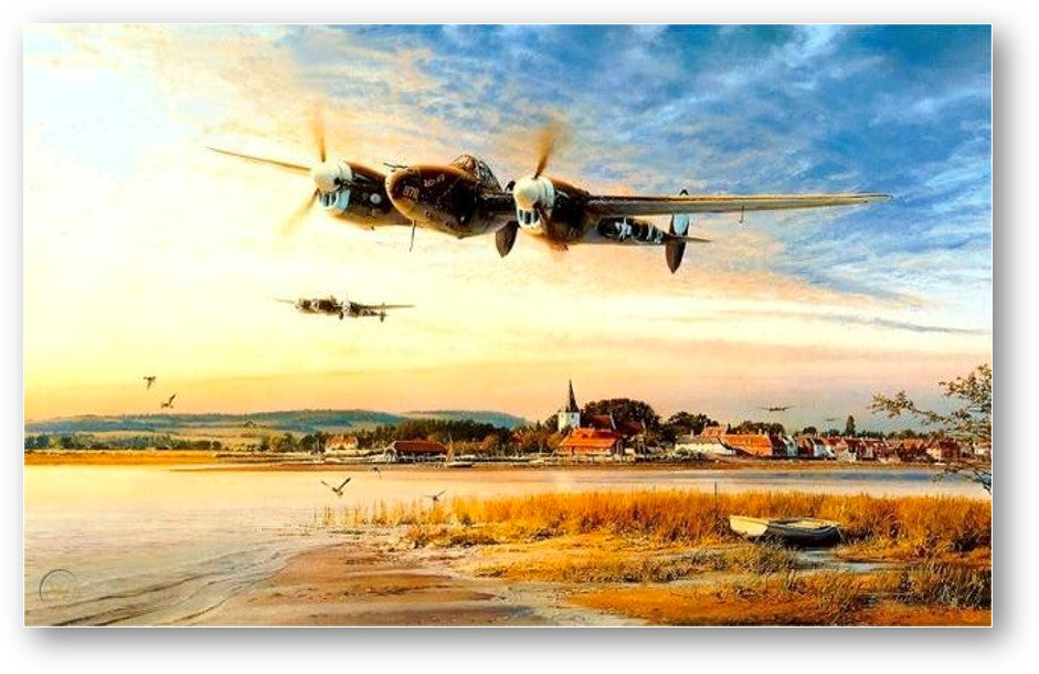 Coming In Over The Estuary <br>by Robert Taylor